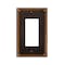 Amerelle Wall Plate, Number of Gangs: 1 gang Die-cast Metal, Aged Bronze Finish, Brown 74RDB - alternate 1